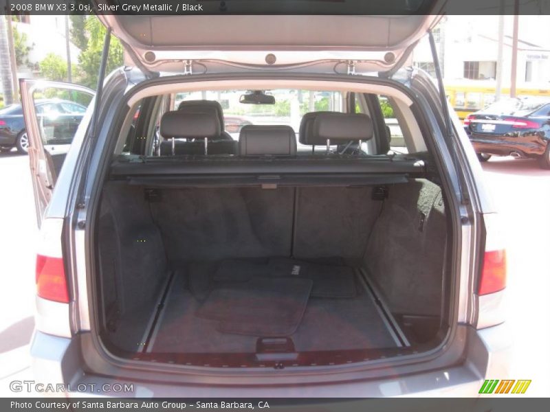 Silver Grey Metallic / Black 2008 BMW X3 3.0si