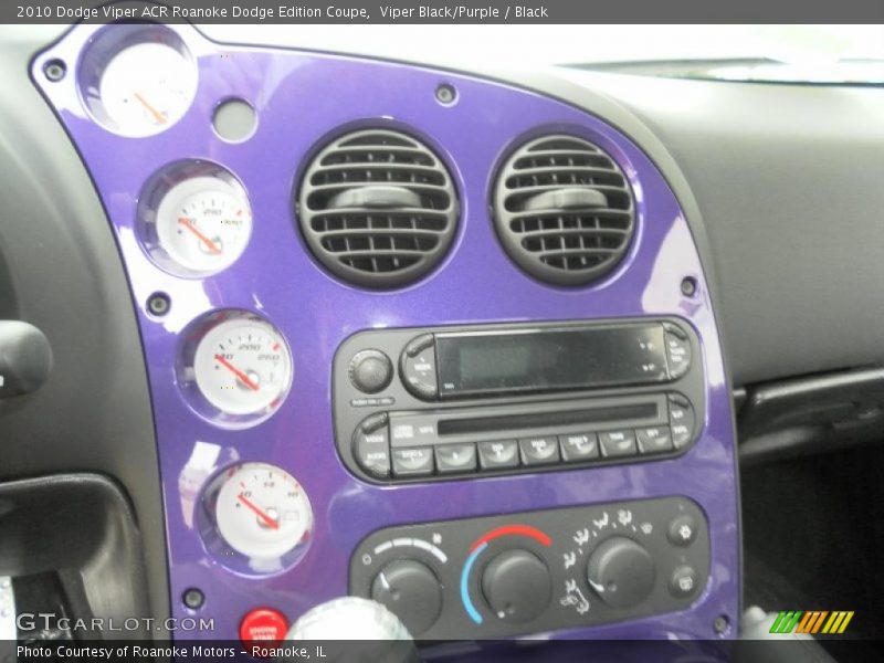 Viper Black/Purple / Black 2010 Dodge Viper ACR Roanoke Dodge Edition Coupe