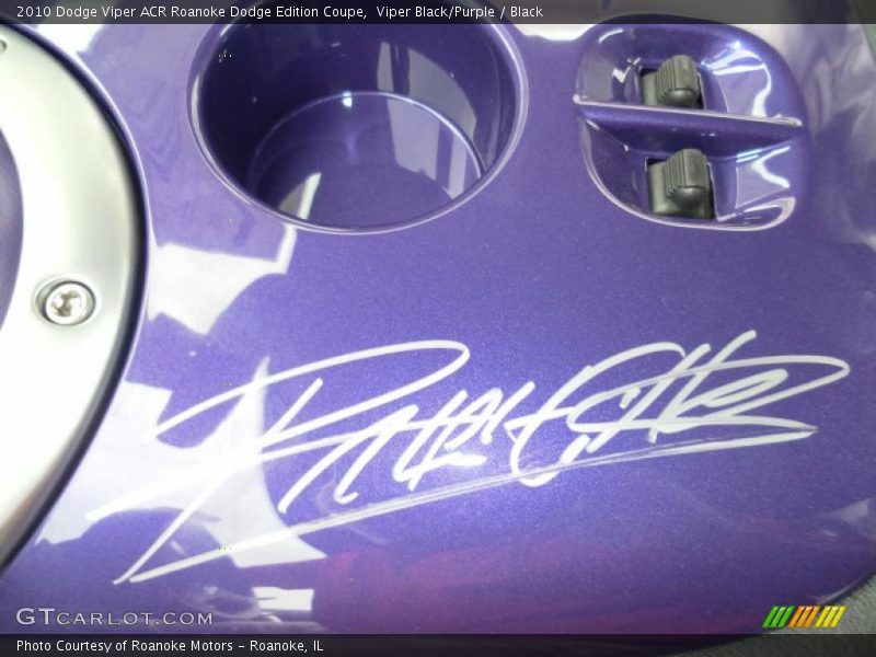 Viper Black/Purple / Black 2010 Dodge Viper ACR Roanoke Dodge Edition Coupe