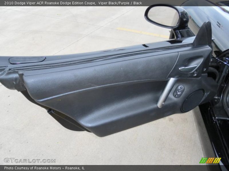 Viper Black/Purple / Black 2010 Dodge Viper ACR Roanoke Dodge Edition Coupe