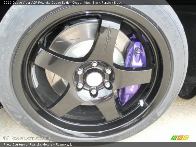 Viper Black/Purple / Black 2010 Dodge Viper ACR Roanoke Dodge Edition Coupe