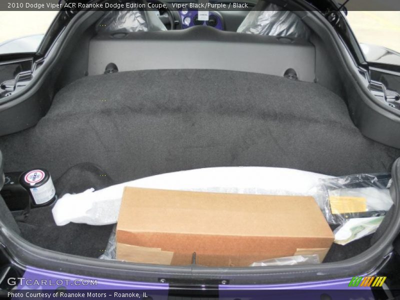Viper Black/Purple / Black 2010 Dodge Viper ACR Roanoke Dodge Edition Coupe