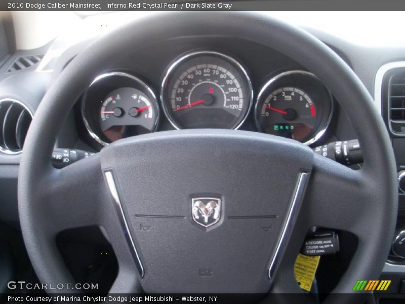 Inferno Red Crystal Pearl / Dark Slate Gray 2010 Dodge Caliber Mainstreet