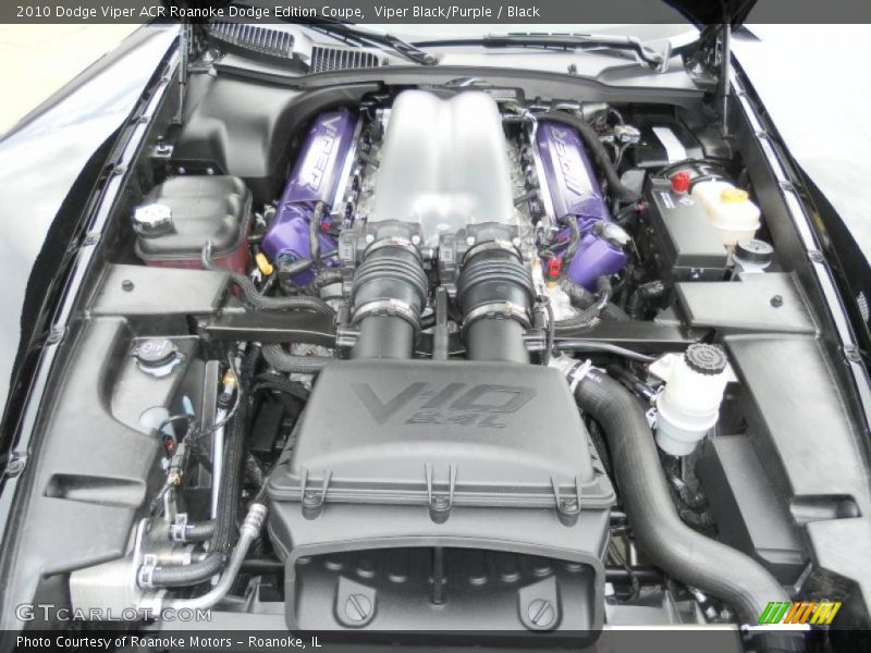 Viper Black/Purple / Black 2010 Dodge Viper ACR Roanoke Dodge Edition Coupe