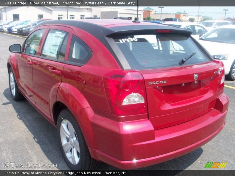 Inferno Red Crystal Pearl / Dark Slate Gray 2010 Dodge Caliber Mainstreet