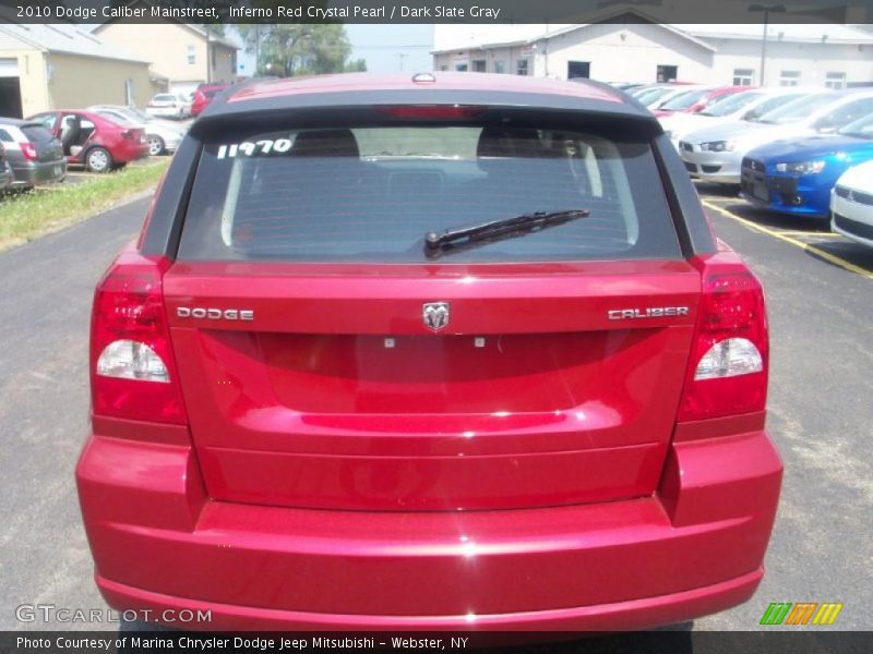 Inferno Red Crystal Pearl / Dark Slate Gray 2010 Dodge Caliber Mainstreet