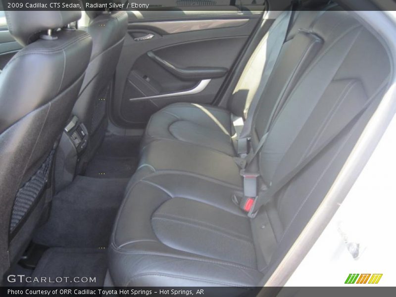 Radiant Silver / Ebony 2009 Cadillac CTS Sedan