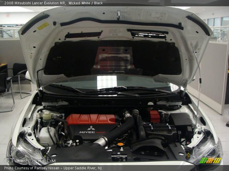 Wicked White / Black 2008 Mitsubishi Lancer Evolution MR