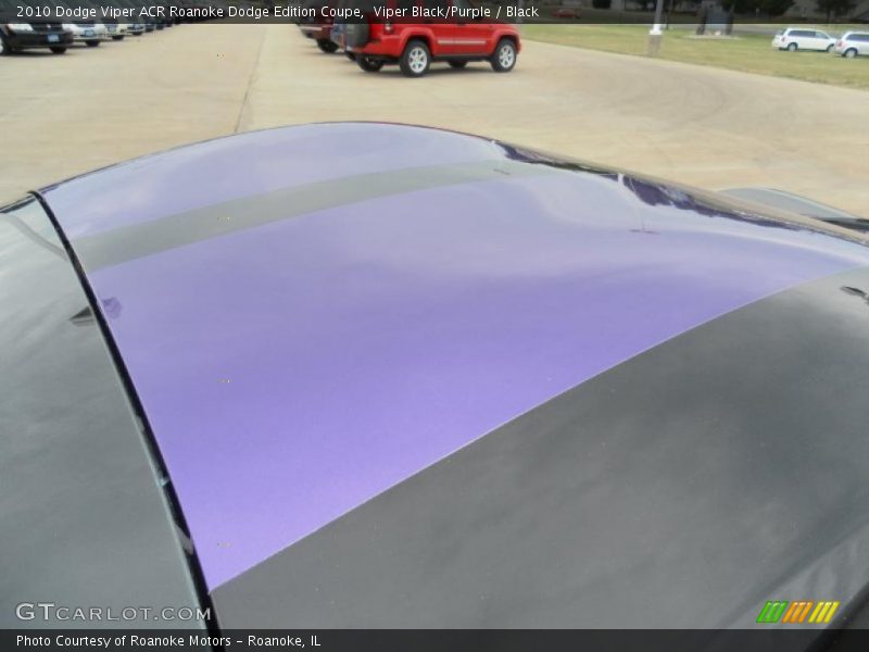 Viper Black/Purple / Black 2010 Dodge Viper ACR Roanoke Dodge Edition Coupe
