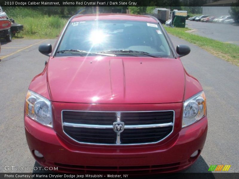 Inferno Red Crystal Pearl / Dark Slate Gray 2010 Dodge Caliber Mainstreet