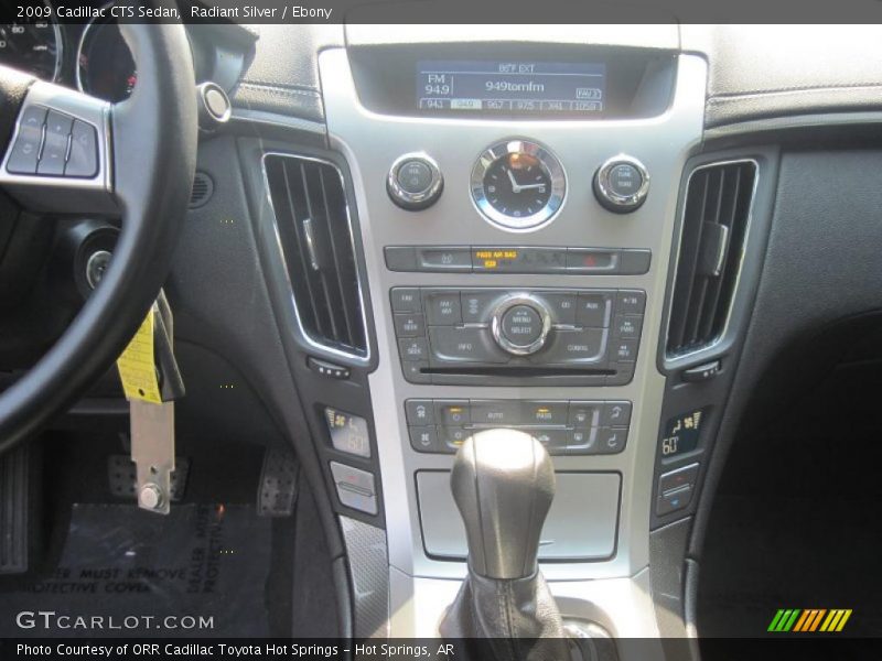 Radiant Silver / Ebony 2009 Cadillac CTS Sedan