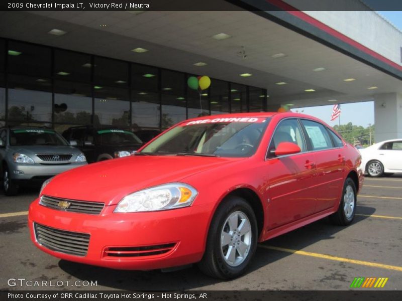 Victory Red / Neutral 2009 Chevrolet Impala LT