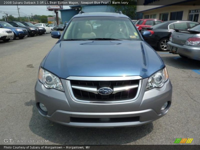 Newport Blue Pearl / Warm Ivory 2008 Subaru Outback 3.0R L.L.Bean Edition Wagon