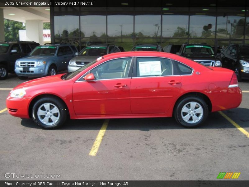 Victory Red / Neutral 2009 Chevrolet Impala LT