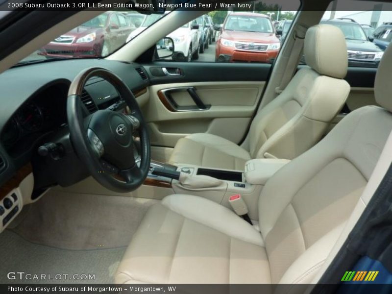 Newport Blue Pearl / Warm Ivory 2008 Subaru Outback 3.0R L.L.Bean Edition Wagon