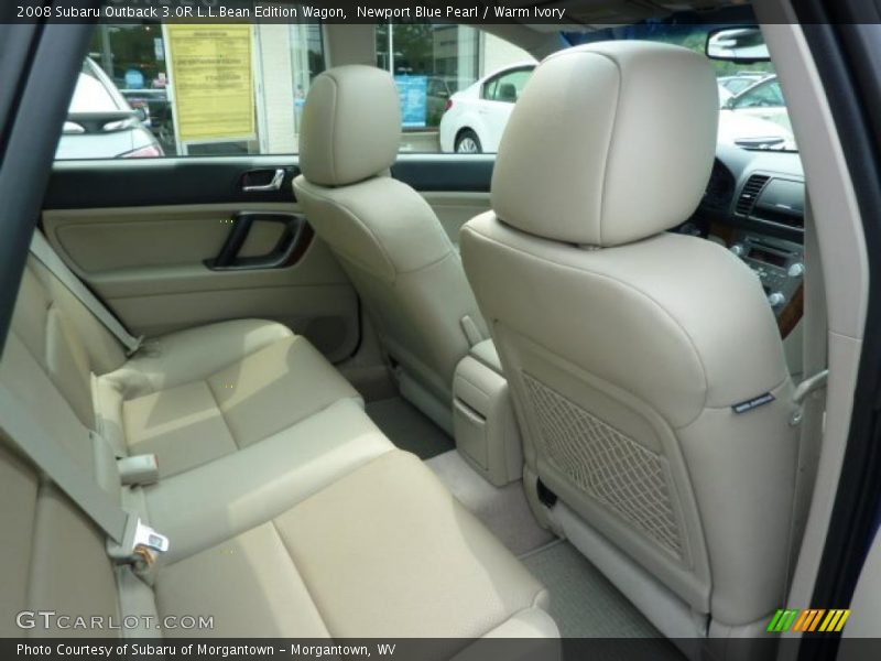 Newport Blue Pearl / Warm Ivory 2008 Subaru Outback 3.0R L.L.Bean Edition Wagon