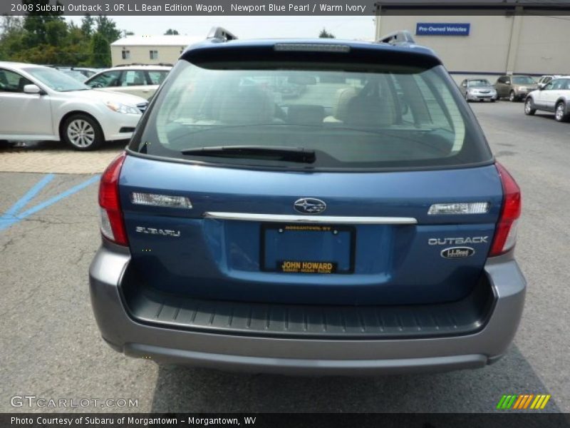 Newport Blue Pearl / Warm Ivory 2008 Subaru Outback 3.0R L.L.Bean Edition Wagon
