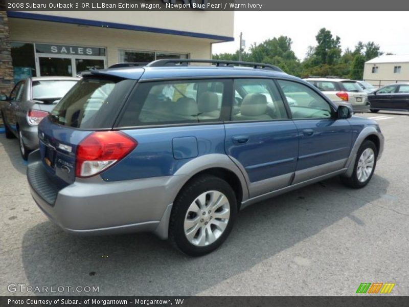 Newport Blue Pearl / Warm Ivory 2008 Subaru Outback 3.0R L.L.Bean Edition Wagon