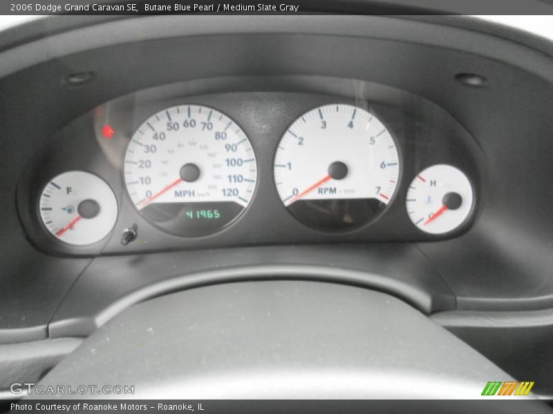 Butane Blue Pearl / Medium Slate Gray 2006 Dodge Grand Caravan SE