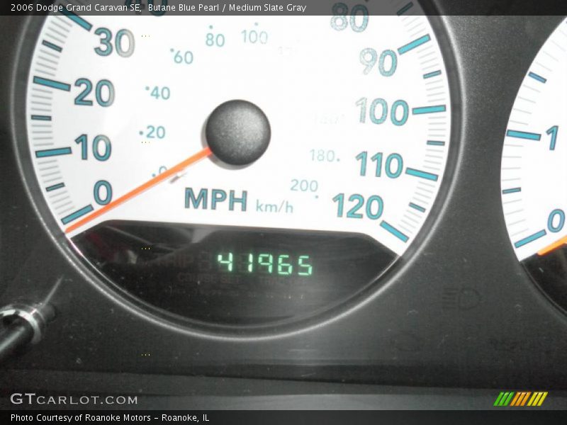 Butane Blue Pearl / Medium Slate Gray 2006 Dodge Grand Caravan SE