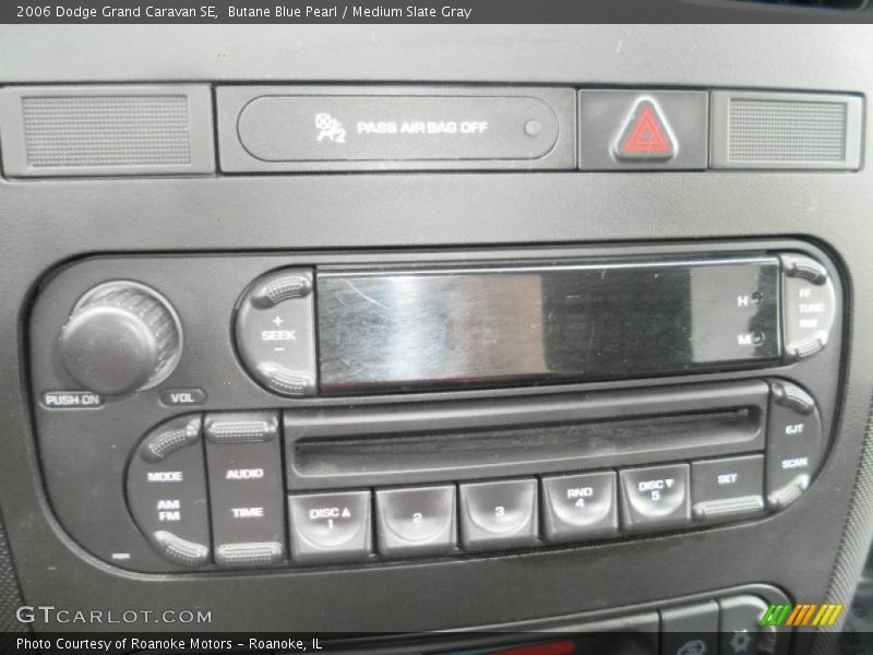 Butane Blue Pearl / Medium Slate Gray 2006 Dodge Grand Caravan SE