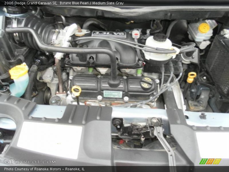 Butane Blue Pearl / Medium Slate Gray 2006 Dodge Grand Caravan SE