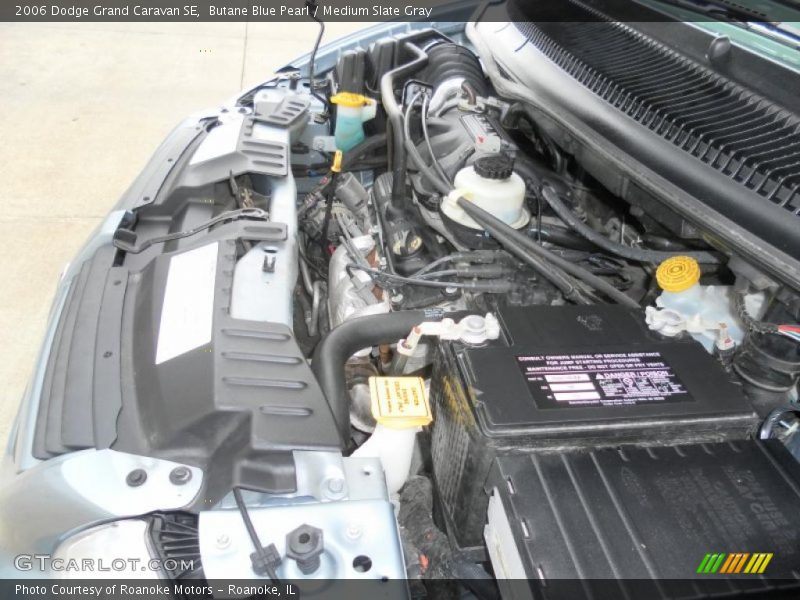Butane Blue Pearl / Medium Slate Gray 2006 Dodge Grand Caravan SE