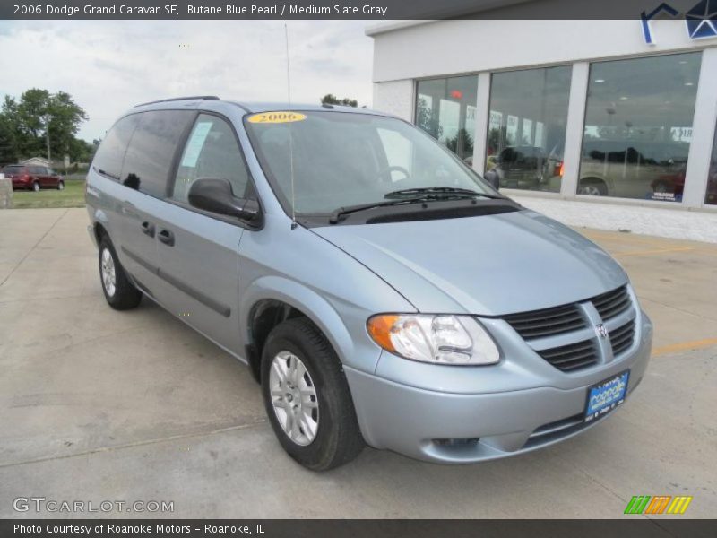 Butane Blue Pearl / Medium Slate Gray 2006 Dodge Grand Caravan SE