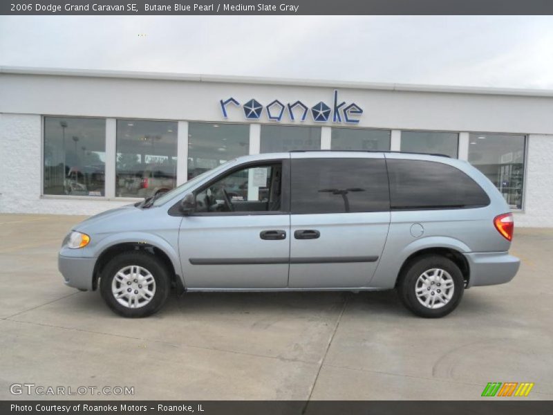 Butane Blue Pearl / Medium Slate Gray 2006 Dodge Grand Caravan SE