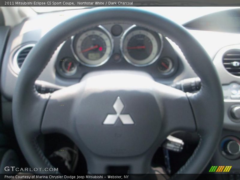 Northstar White / Dark Charcoal 2011 Mitsubishi Eclipse GS Sport Coupe