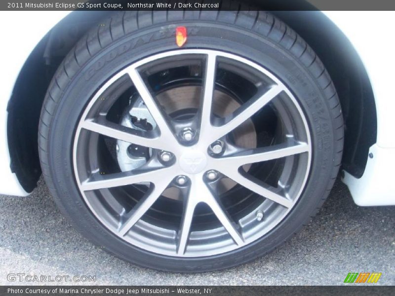 Northstar White / Dark Charcoal 2011 Mitsubishi Eclipse GS Sport Coupe