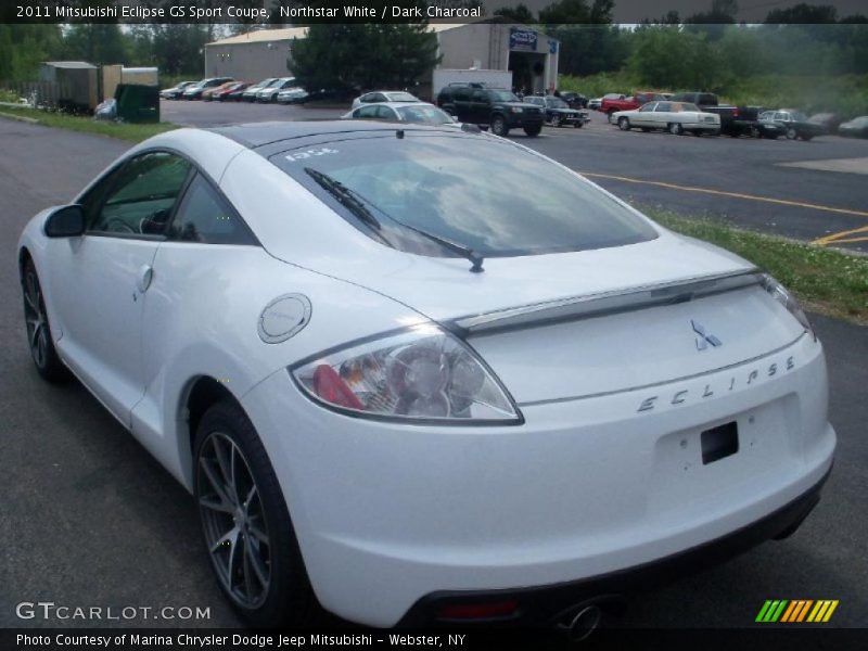 Northstar White / Dark Charcoal 2011 Mitsubishi Eclipse GS Sport Coupe