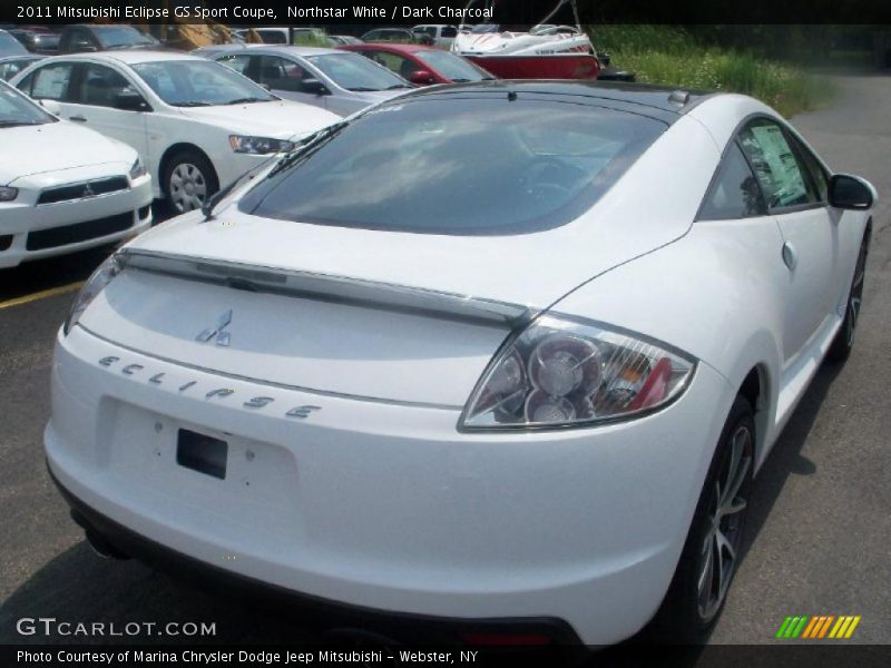 Northstar White / Dark Charcoal 2011 Mitsubishi Eclipse GS Sport Coupe