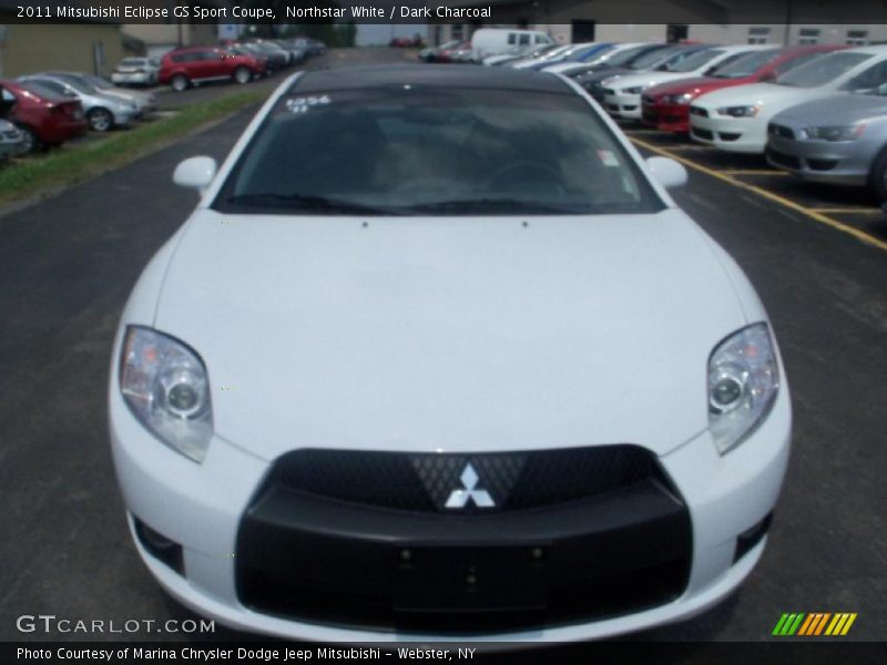 Northstar White / Dark Charcoal 2011 Mitsubishi Eclipse GS Sport Coupe