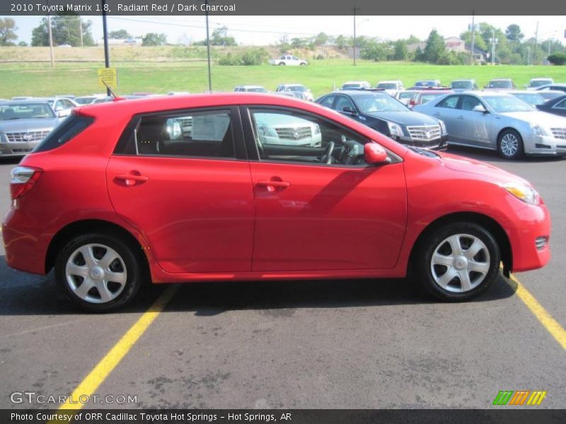 Radiant Red / Dark Charcoal 2010 Toyota Matrix 1.8