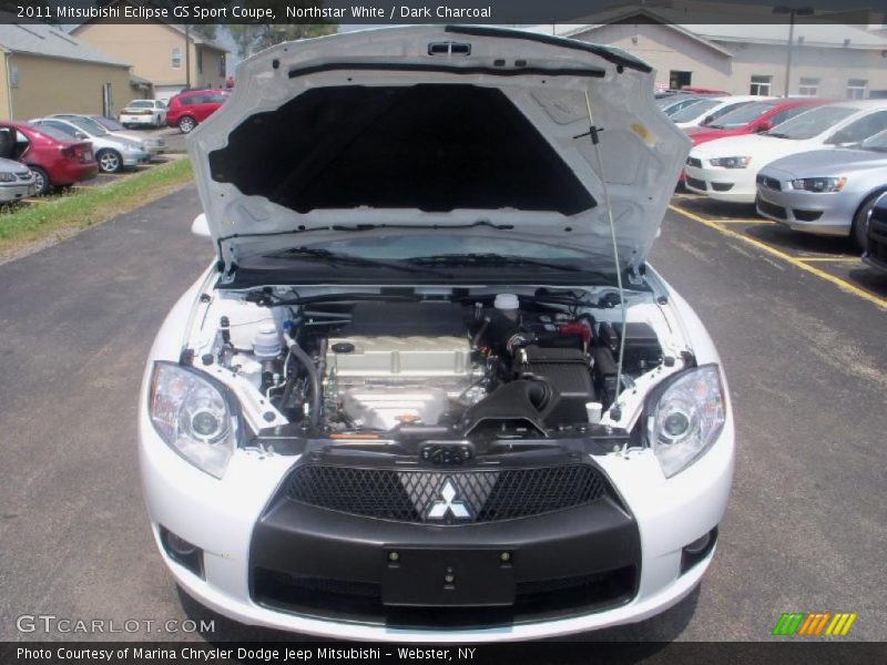 Northstar White / Dark Charcoal 2011 Mitsubishi Eclipse GS Sport Coupe