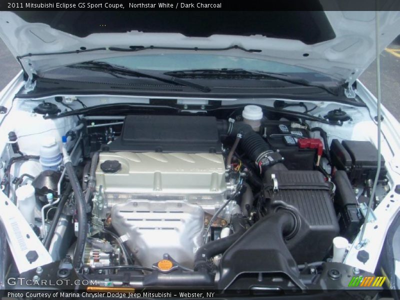 Northstar White / Dark Charcoal 2011 Mitsubishi Eclipse GS Sport Coupe
