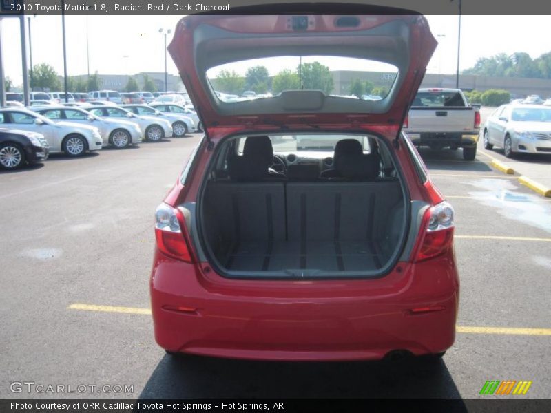 Radiant Red / Dark Charcoal 2010 Toyota Matrix 1.8