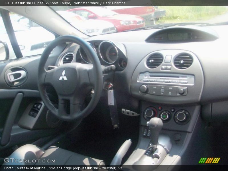 Northstar White / Dark Charcoal 2011 Mitsubishi Eclipse GS Sport Coupe