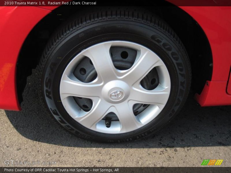 Radiant Red / Dark Charcoal 2010 Toyota Matrix 1.8