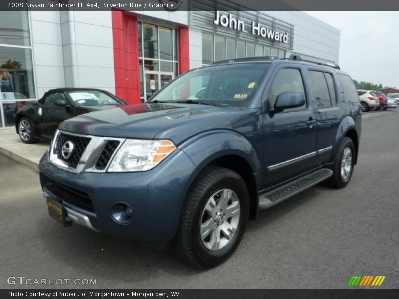 Silverton Blue / Graphite 2008 Nissan Pathfinder LE 4x4