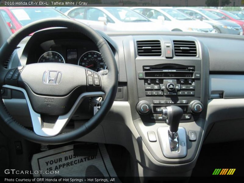 Taffeta White / Gray 2010 Honda CR-V EX-L