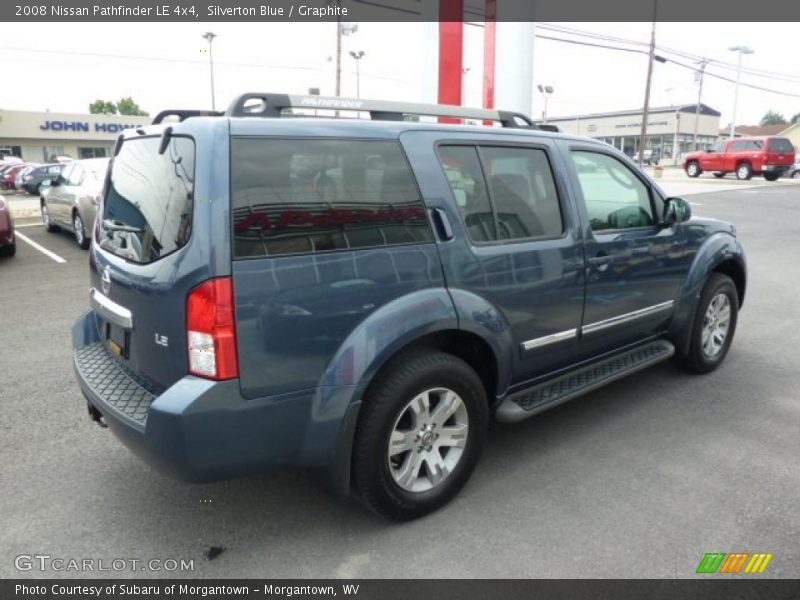 Silverton Blue / Graphite 2008 Nissan Pathfinder LE 4x4