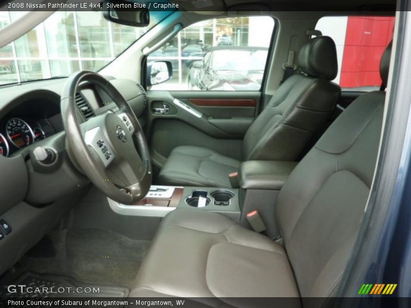 Silverton Blue / Graphite 2008 Nissan Pathfinder LE 4x4