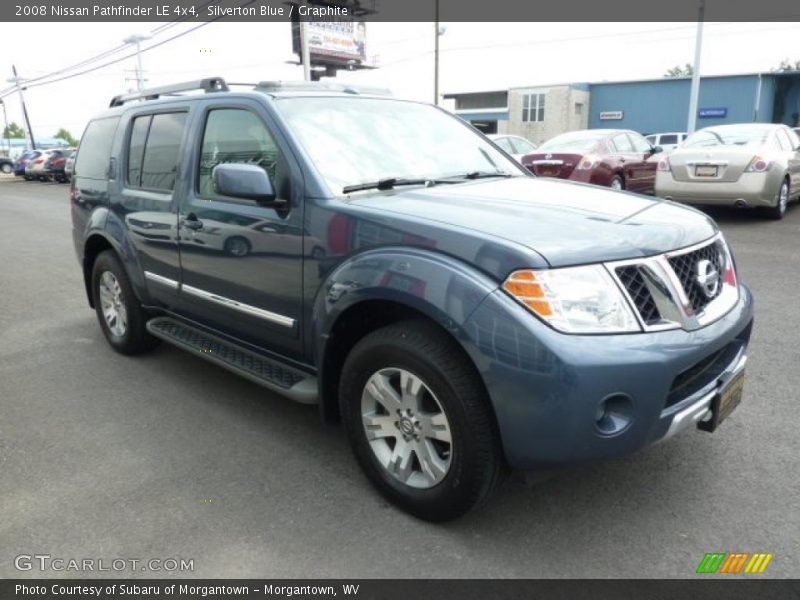 Silverton Blue / Graphite 2008 Nissan Pathfinder LE 4x4