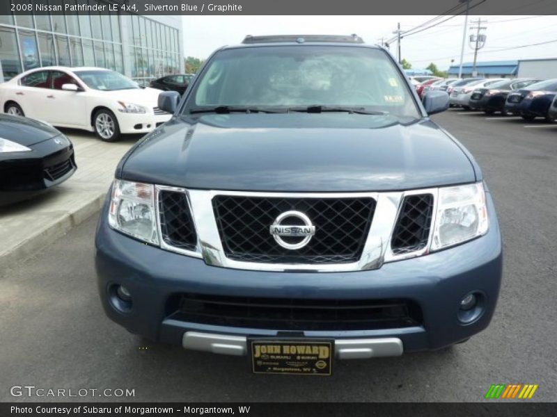 Silverton Blue / Graphite 2008 Nissan Pathfinder LE 4x4