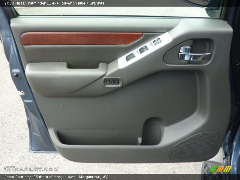 Silverton Blue / Graphite 2008 Nissan Pathfinder LE 4x4