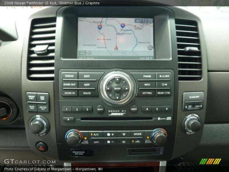 Silverton Blue / Graphite 2008 Nissan Pathfinder LE 4x4
