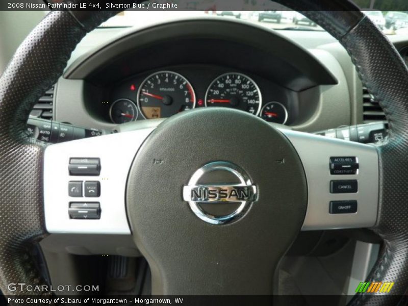 Silverton Blue / Graphite 2008 Nissan Pathfinder LE 4x4