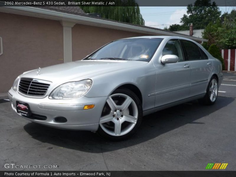 Brilliant Silver Metallic / Ash 2002 Mercedes-Benz S 430 Sedan